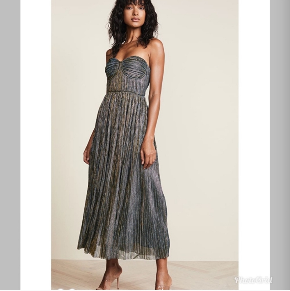 Glamorous collection strapless midi dress